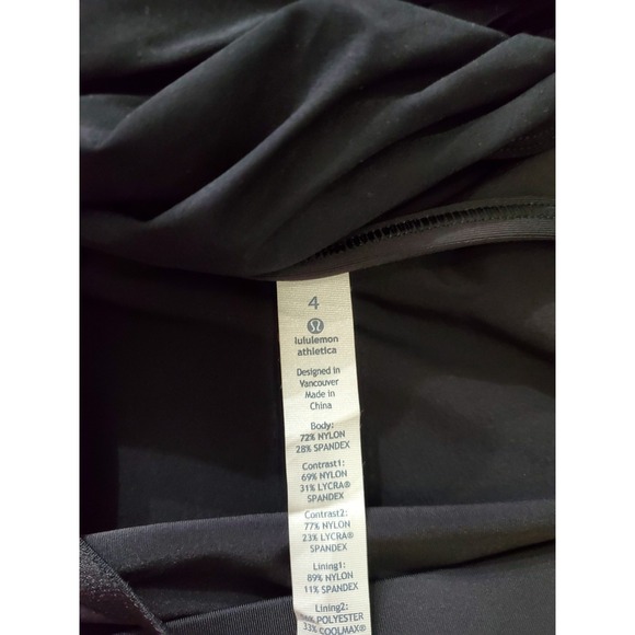 Lululemon Women's Dance to Yoga Leotard Romper Black Size 4 - Picture 8 of 9